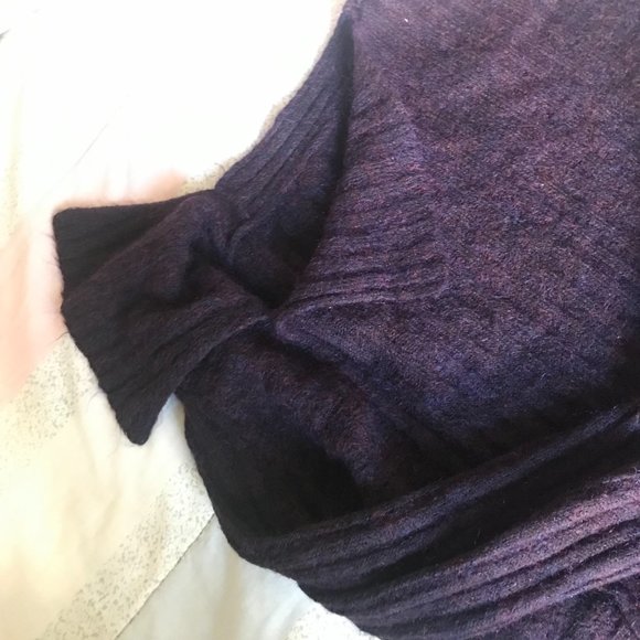 Mohair Sweater Purple Multicolor Sarah Pacini Made in Italy - Picture 5 of 9